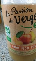La Passion du Verger Jus de pomme pêche poire BIO la bouteille de 75