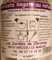 Haricots lingots au naturel