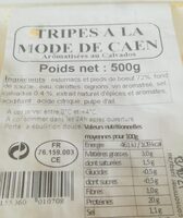 Tripes à la mode de Caen.