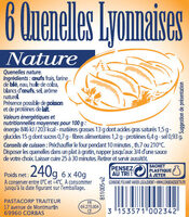 Quenelle nature