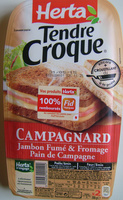 Tendre croque Campagnard