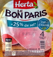 Le Bon Paris - Jambon cuit à l'étouffée