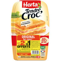 Lot 2+1 Offerte Tendre Croc Reduit Sel Herta 600G