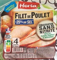 Filet de poulet  -25% de sel