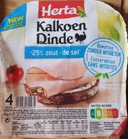 Dinde -25% sel