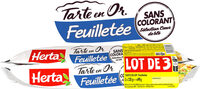 HERTA TARTE EN OR Pâte Feuilletée LOT 3