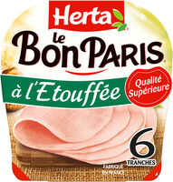 HERTA LE BON PARIS Jambon à l'étouffée x6 -255g