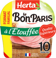 HERTA LE BON PARIS Jambon à l'étouffée x10 -425g