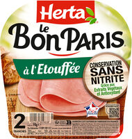 HERTA LE BON PARIS Jambon conservation sans nitrite x2 - 70g