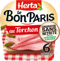 HERTA LE BON PARIS Jambon au Torchon sans nitrite x6 - 210g