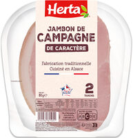 HERTA Jambon Campagne x2 - 80g
