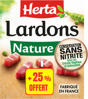HERTA Lardons Nature CSN +25% Offert - 2X94G