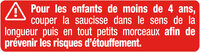 HERTA KNACKI Saucisses sans nitrite x10 prix choc - 350g