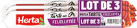 HERTA TARTE EN OR Pâte Feuilletée -30% M.G LOT3