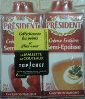 Crème Entière Semi-Épaisse (30 % MG) Gastronomique
