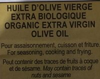 Huile d'olive vierge extra Bio