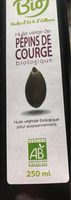 Huile vierge de pépins de courge biologique