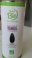 Huile vierge tournesol biologique