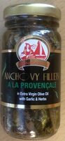 ANCHOVY FILLETS A LA PROVENÇALE in Extra Virgin Olive Oil with Garlic & Herbs