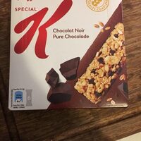 Barre de céréales au chocolat noir