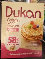 Galettes de son d'avoine saveur vanillée