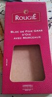 Bloc de foie gras d'oie avec morceaux