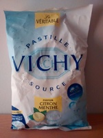 Pastille Vichy parfum citron menthe