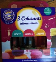 3 colorants alimentaires
