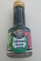 Colorant liquide vert