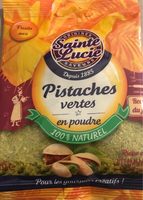 Pistaches vertes en poudre