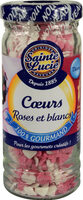 Coeurs En Sucre Roses Et Blancs