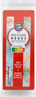 Pâte à sucre rouge