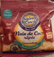 Noix de coco râpée caramelisee