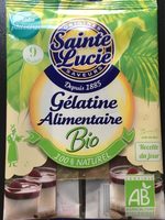 Gelatine Sainte Lucie Feuille bio