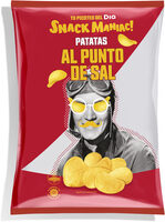 Patatas fritas lisas al punto de sal