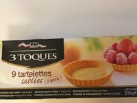 Les 3 Toques Sweet Tartlettes 9 Piece