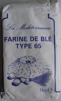 Farine de blé Type 65 - 1 kg - La Mediterranea