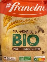 Ma farine de blé bio T80