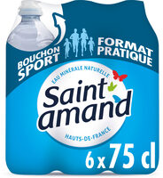 St Amand Eau Minérale Naturelle 6x75cl Bouchon Sport