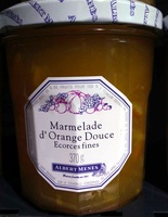 Marmelade d'orange douce écorces fines