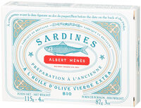 BIO Sardines Préparées à l'Ancienne à l'Huile d'Olive Vierge Extra