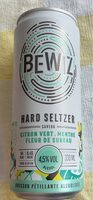 Hard Seltzer saveur citron vert, menthe, fleur de sureau