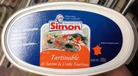 Tartinable de surimi & crabe tourteau