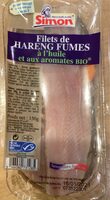 Filets de hareng fumes a l’huile et aromates bio
