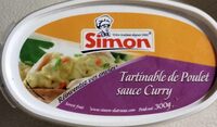 Tartinable de poulet sauce curry