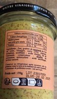 Moutarde d’Orléans au curry
