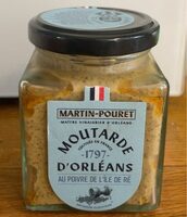 Moutarde d’Orléans au poivre de l'île de Ré