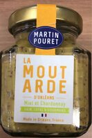 Moutarde d'Orléans Miel et Chardonnay