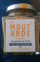La moutarde d'Orléans aux graines de pavot