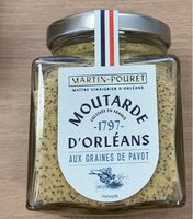 Moutarde d'Orleans aux graines de pavot